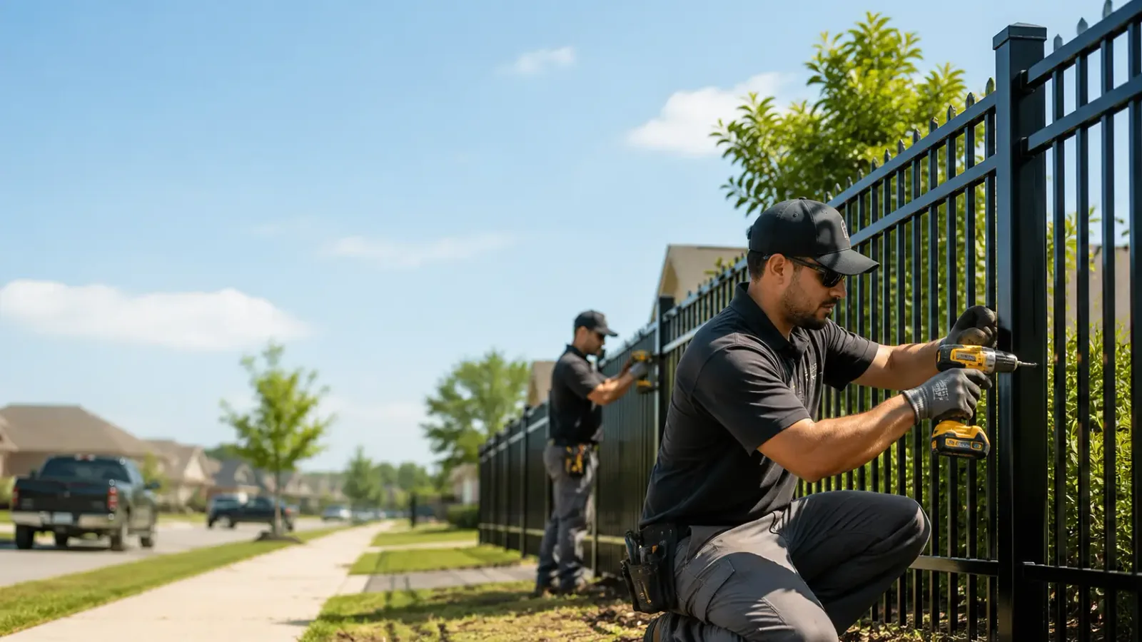 Metal Fence Installation in Duck Hill, MS